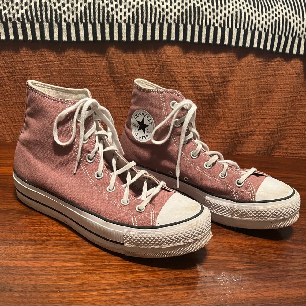 Platform high top converse